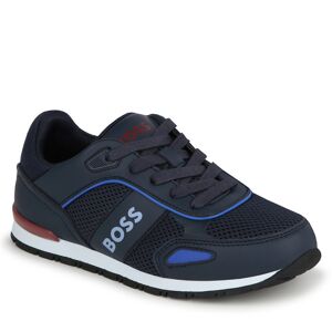 Sneakers Boss J50855 M Bleu marine - Publicité