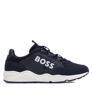 Sneakers Boss J50856 S Bleu marine - Publicité