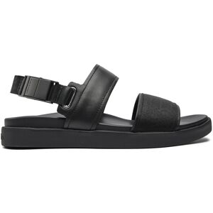 Sandales Calvin Klein Back Strap Sandal Jaq Mono Ip HM0HM01421 Noir - Publicité