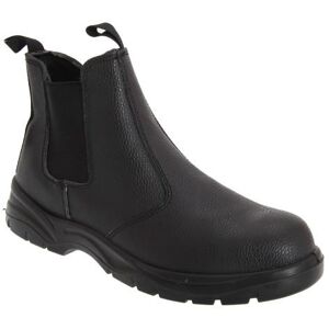 Grafters Mens Grain Leather Chelsea Safety Boots - Publicité