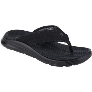 Skechers Sargo - Point Vista 204383-BLK, Homme, Tongs, noir - Publicité