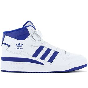 adidas Originals Forum Mid - Chaussures Baskets Homme Cuir Blanc-Bleu FY4976 ORIGINAL - Publicité