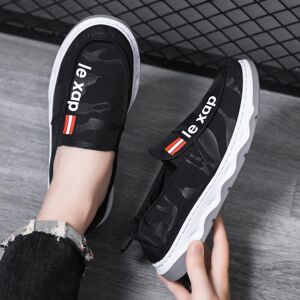 Summer Men s Cloth Shoes with Soft Soles A Slip-on Lazy Shoes Umbrella Cloth Breathable Low-top Casual Men s Shoes - Publicité