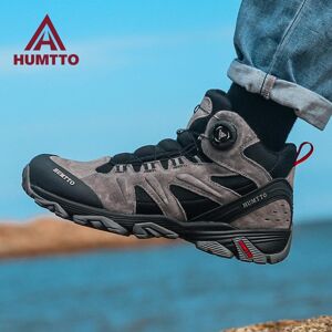 HUMTTO chaussures de randonnée imperméables en cuir bottes de Trekking baskets d'extérieur pour hommes Camping chasse hommes bottines tactiques - Publicité