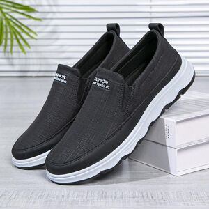 Nicor Cloth Shoes Men s Soft-soled Non-slip Canvas Shoes Slip-on Casual Shoes Lightweight Breathable Shoes - Publicité