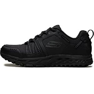 Skechers Escape Plan Baskets Homme Black (Black Leather/mesh/trim Bbk) 41.5 EU - Publicité