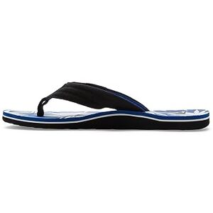 Quiksilver Homme Molokai Layback. Sandale, Noir/Bleu/Blanc, 44 EU - Publicité