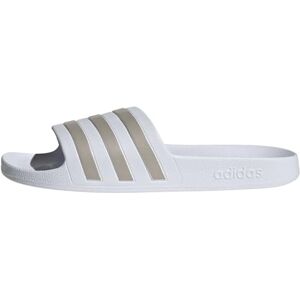 Adidas Mixte Adulte Adilette Aqua, Footwear White/Platin Metallic/Footwear White, 39 EU - Publicité