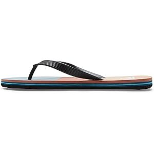 Quiksilver Homme Molokai Stripe. Sandale, Noir/Orange/Orange, 41 EU - Publicité