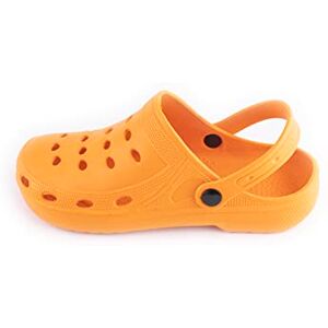 R-ISLAND Clogs classiques pour hommes, sabots pour hommes, EVA, imperméable,, orange, 45 EU - Publicité