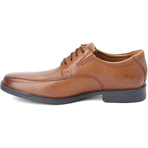 Clarks Homme Tilden Walk' Plat Oxford, Cuir Marron Foncé, 42 EU - Publicité