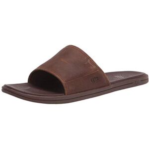 UGG Australia Homme Toboggan de Bord Sandale Glissante, Bagage en Cuir, 42 EU - Publicité