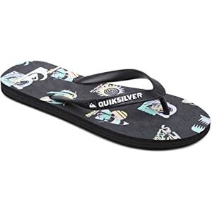 Quiksilver Homme Molokai Island Pulse Tongs, Noir/Gris, 39 EU - Publicité