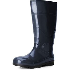 Ladeheid Bottes de Pluie Bottes en Caoutchouc en PVC Homme  (Navy, 47 EU) - Publicité