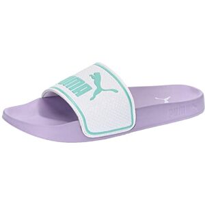 Puma Homme Leadcat 2.0 Sandale Glissante, Menthe Blanche, Violet Vif, 37 EU - Publicité