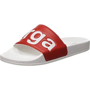 Superga Mixte Adulte 1908-puu Chaussures de Plage & Piscine, Blanc (Blancwhite-Red A06), 36 EU - Publicité