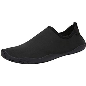 Generic Bottes Caoutchouc Enfant 2024 Été Chaussures d'eau pour Hommes Femmes Chaussures Plage Pieds Nus Chaussettes Roche antidérapantes séchage Rapide à Enfiler pour Bateau plongée Surf Q1-Black 41 - Publicité