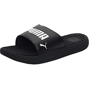 Men's Fashion Shoes SOFTRIDE SLIDE MASSAGE Slide Sandal, PUMA BLACK-PUMA WHITE, 39 - Publicité