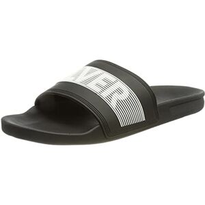 Quiksilver Homme Rivi Wordmark Slide Tongs, Noir et Blanc, 40 EU - Publicité