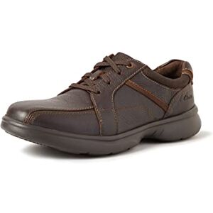 Clarks Homme Bradley Walk Plat Oxford, Pouvoir Brun, 42 EU - Publicité