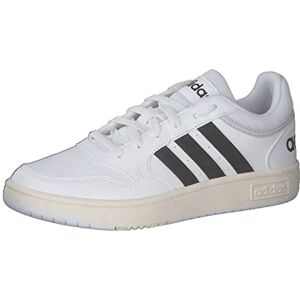 Adidas Homme Hoops 3.0 Low Classic Vintage Shoes, Cloud White/Core Black/Chalk White, 46 2/3 - Publicité