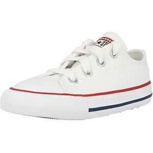 Converse Mixte enfant Chuck Taylor Chaussons, Optical White, 21 EU - Publicité