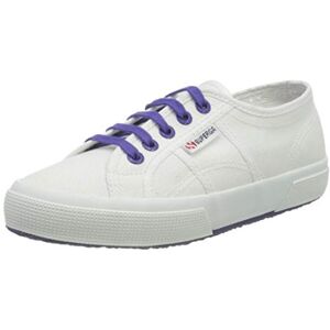 Superga Mixte 2750-COTCONTRASTU Chaussures de Gymnastique, Blanc (White/Violet Purple A0b), 36 EU - Publicité