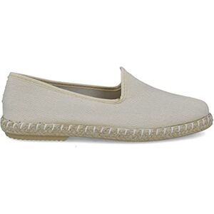 PAYMA Espadrilles à Chevrons pour Homme. Chaussons d'été. Pantoufles Slippers Brésilien pour Homme. Coleur: Beige, Taille: EU 40 - Publicité