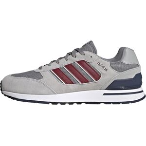 Adidas Homme Run 80S Shoes-Low, Grey Three/Shadow Red/Shadow Navy, 44 EU - Publicité