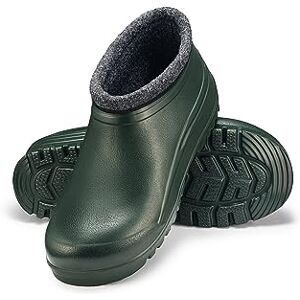 ESTRO Bottes de Pluie Homme Sabot de Jardin Homme Sabot Fourré Homme Chaussure Jardin Homme Bottes Jardin Homme Bottes de Jardin Homme K042 (44 EU, Vert Foncé) - Publicité