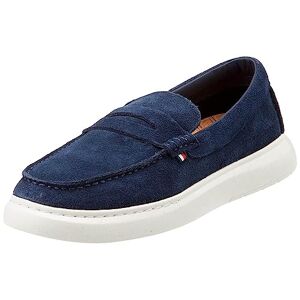 Tommy Hilfiger Mocassins Homme Tommy Hybrid Loafer À Enfiler, Bleu (Desert Sky), 40 EU - Publicité