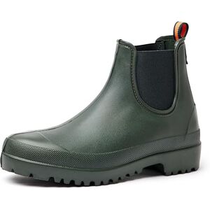 Ladeheid Bottes de Pluie Bottes en Caoutchouc en EVA Poids Léger Homme LA-774 (Vert, 45 EU) - Publicité