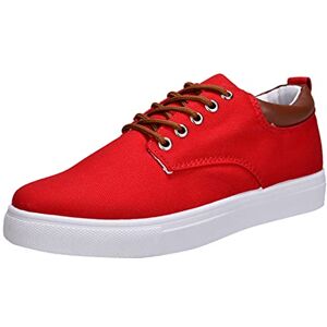 Generic Chaussures basses en toile pour homme Chaussures bateau confortables et décontractées pour femme Chaussures plates à lacets Chaussures bateau confortables et décontractées Chaussures de marche - Publicité