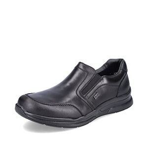 Rieker Homme Chaussures Basses 14850, Monsieur Mocassin,Chaussons,Semelle intérieure Amovible,Hydrofuge,riekerTEX,Noir (Schwarz / 00),41 EU / 7.5 UK - Publicité