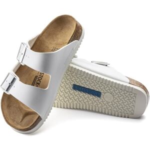 Birkenstock Arizona Semelle Professionnelle Unisexe Adulte Super Grip Birko Flor Blanc EU(40) - Publicité