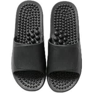 KITCISSL Pantoufle Homme de Massage Massant Acupresseuse Réflexologie Pvc Particules Mens House Sandales, Chausson Femmes Summer Chaussons de Massage pour Femmes Hommes ( Color : Nero , Size : 40/41 EU ) - Publicité