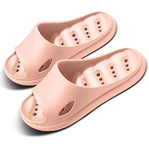 Sumateng Claquette Homme Femme Pantoufles Confortable Léger Antidérapante Chaussures de Piscine Plage été Adultes Unisexe Pink 35-36 EU - Publicité