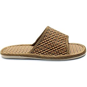 Gaorui Pantoufles Été Bambou pour Hommes Femmes Unisexe Antidérapants Intérieur Sandales Plage Casual Chaussures - Publicité