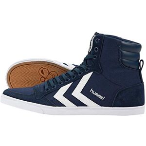 Hummel Mixte Slimmer Stadil High Sneakers Hautes, Bleu Dress Blue White Kh, 44 EU - Publicité