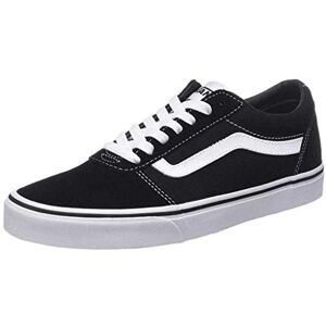 Vans Homme Ward Sneaker Basse, (Suede/Canvas) Black/White, 46 EU - Publicité