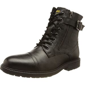 Jack & Jones Homme Fermeture éclair en Cuir Jfwholland Bottes, Noir, 41 EU - Publicité