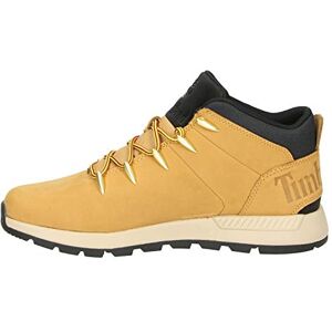 Timberland Homme Sprint Trekker Mid Bottes Chukka, Jaune Wheat Nubuck, 45 EU - Publicité