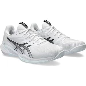 Asics Homme Solution Speed FF 3 Clay Sneaker, White/Black, 44.5 EU - Publicité