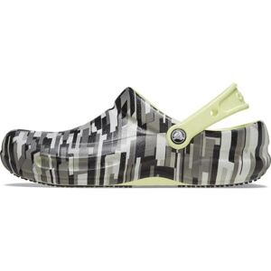 Crocs BistroGrphicClg, Sabots Bistro Graphique Mixte Adulte, Citron Vert Noir., 45/46 EU - Publicité