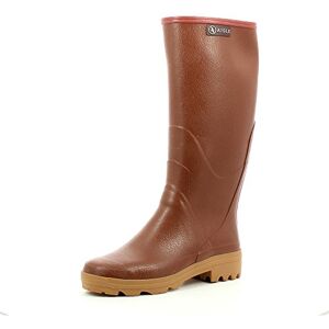 Aigle Homme Botte haute jusqu'au genou, Marron Ambre, 45 EU - Publicité