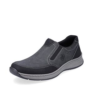 Rieker Homme Chaussures Basses 14362, Monsieur Mocassin,Chaussons,Semelle intérieure Amovible,Chaussures de Loisirs,Gris (Grau Kombi / 00),41 EU / 7.5 UK - Publicité