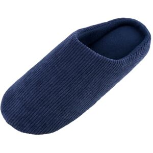 Knixmax Pantoufles Femmes Hommes Chaussons en Mousse à Mémoire Chausson Hiver Accueil Slippers Mixte Adulte A Bleu 40-41EU - Publicité