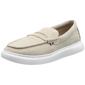 Tommy Hilfiger Mocassins Homme Tommy Hybrid Loafer À Enfiler, Beige (Beige), 44 EU - Publicité