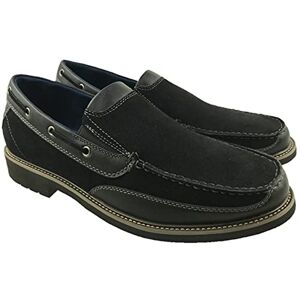 Steptoes Chaussures d'été décontractées en daim pour homme Taille 40-46, Noir , 43.5 EU - Publicité