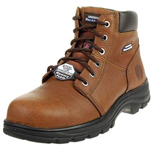 Skechers Homme Workshire Bottes & Bottines Classiques, Marron (Brown Embossed Leather BRN), 45.5 EU - Publicité